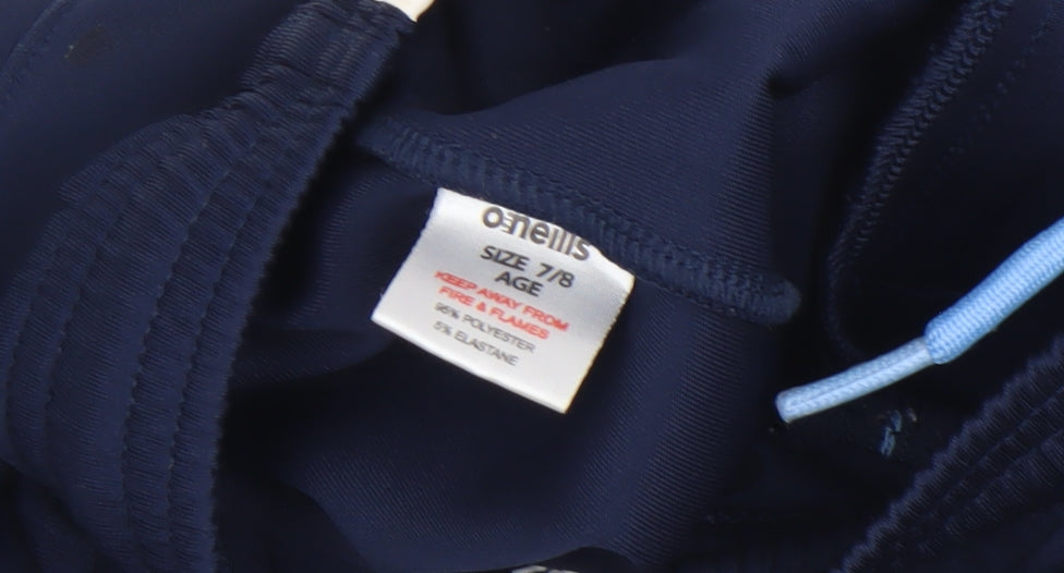 O'Neills Boys Blue 7-8 Years Athletic Shorts Dublin GAA Activewear