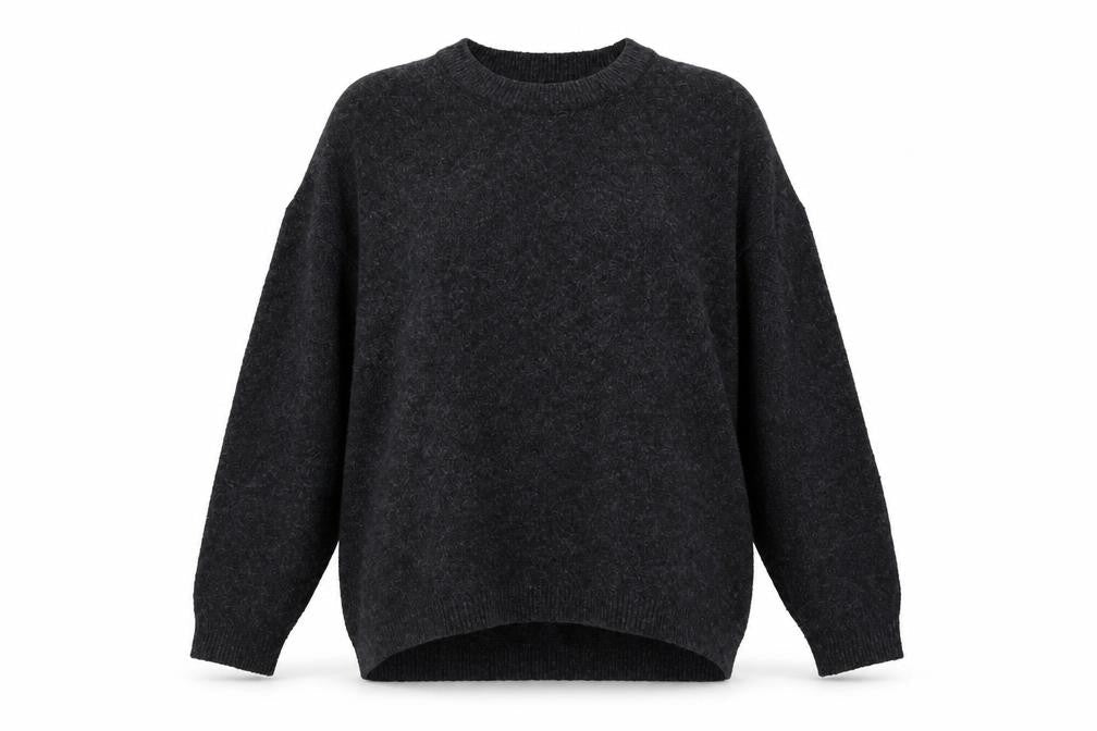 New Look Women's Black L Relaxed Knit Pullover Jumper