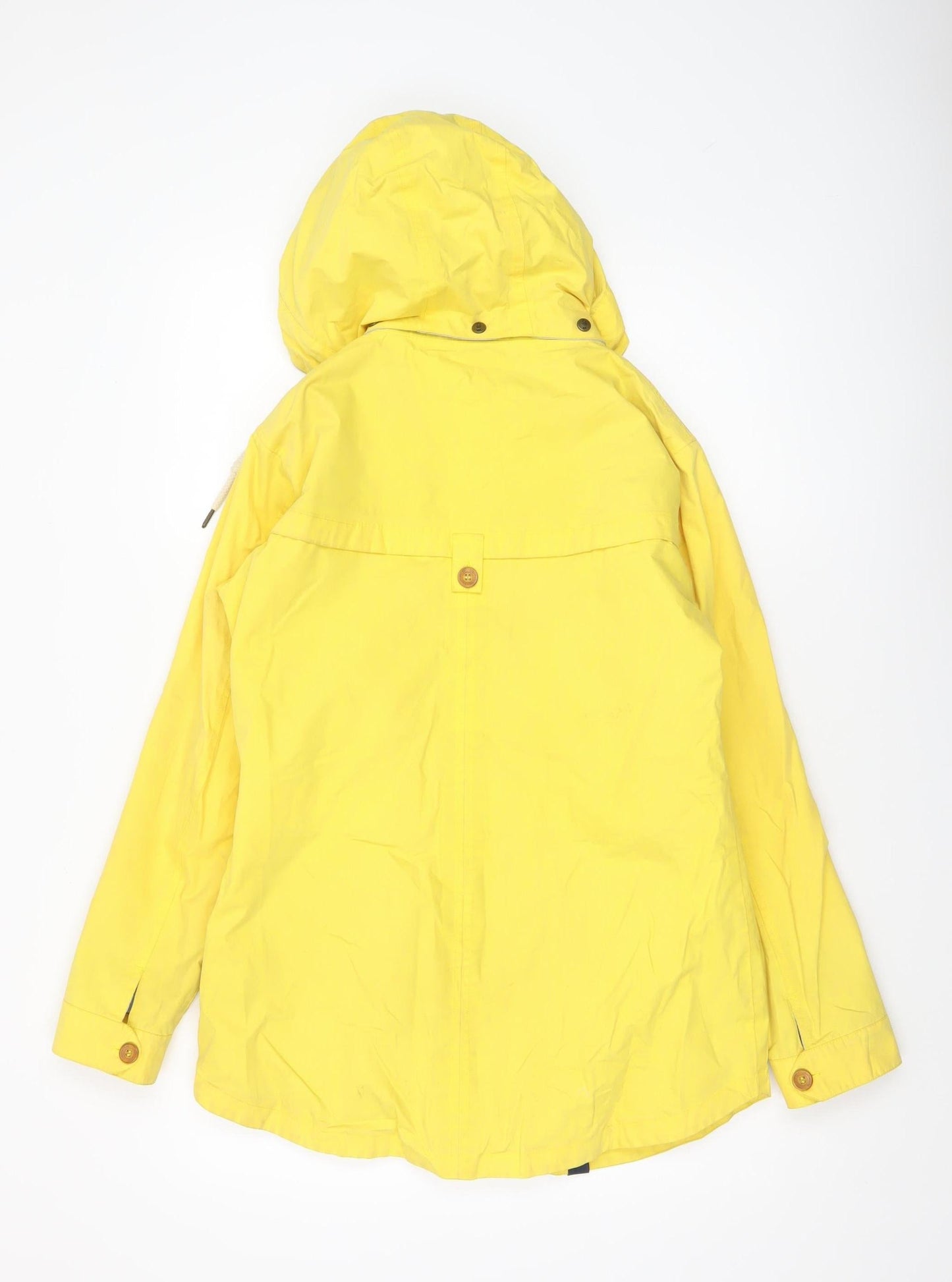 Lighthouse Women's Yellow Waterproof Rain Coat Jacket Size 10