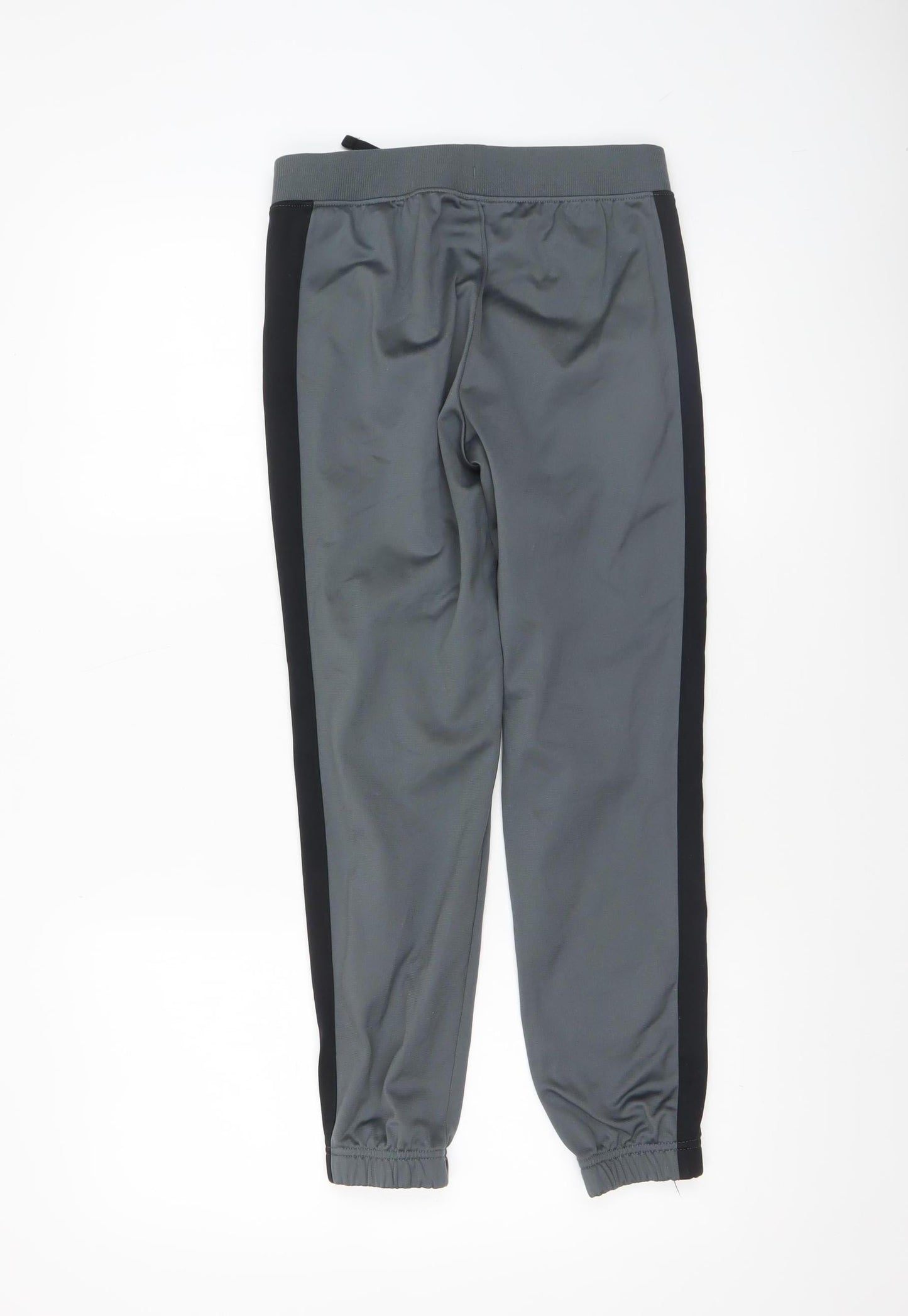 Under Armour Boys Grey Jogger Trousers Size 10 Years Polyester Sportswear