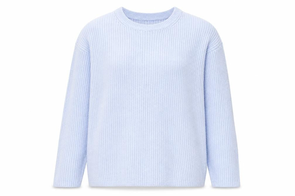 Marks & Spencer Women’s Blue Chunky Knit Pullover Jumper Size M