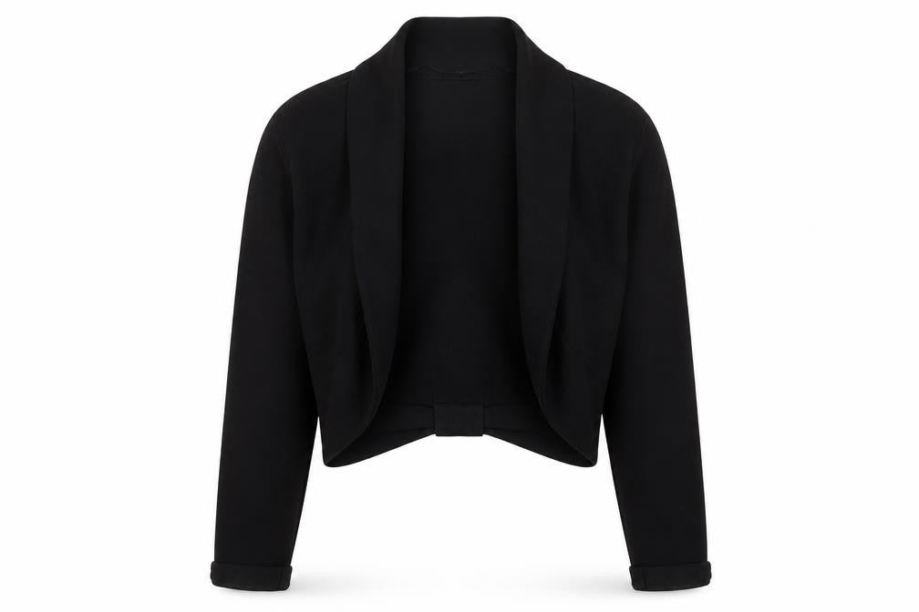 Monsoon Women’s Black Cotton Shrug Cardigan M Classic Style