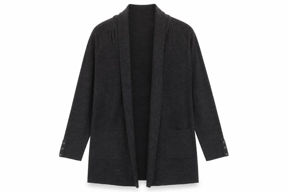 Marks & Spencer Women’s Charcoal Grey Long Sleeve Cardigan Size 12