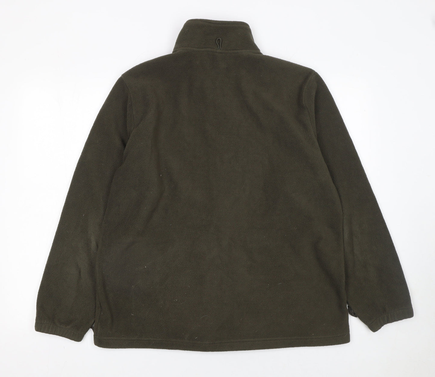 Mountain Warehouse Men’s Green Fleece Full Zip Jacket Size M