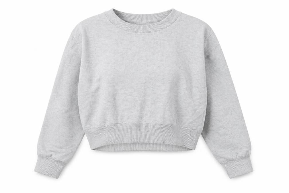 Stradivarius Women's Grey Regular Fit Crew Neck Jumper Size 14