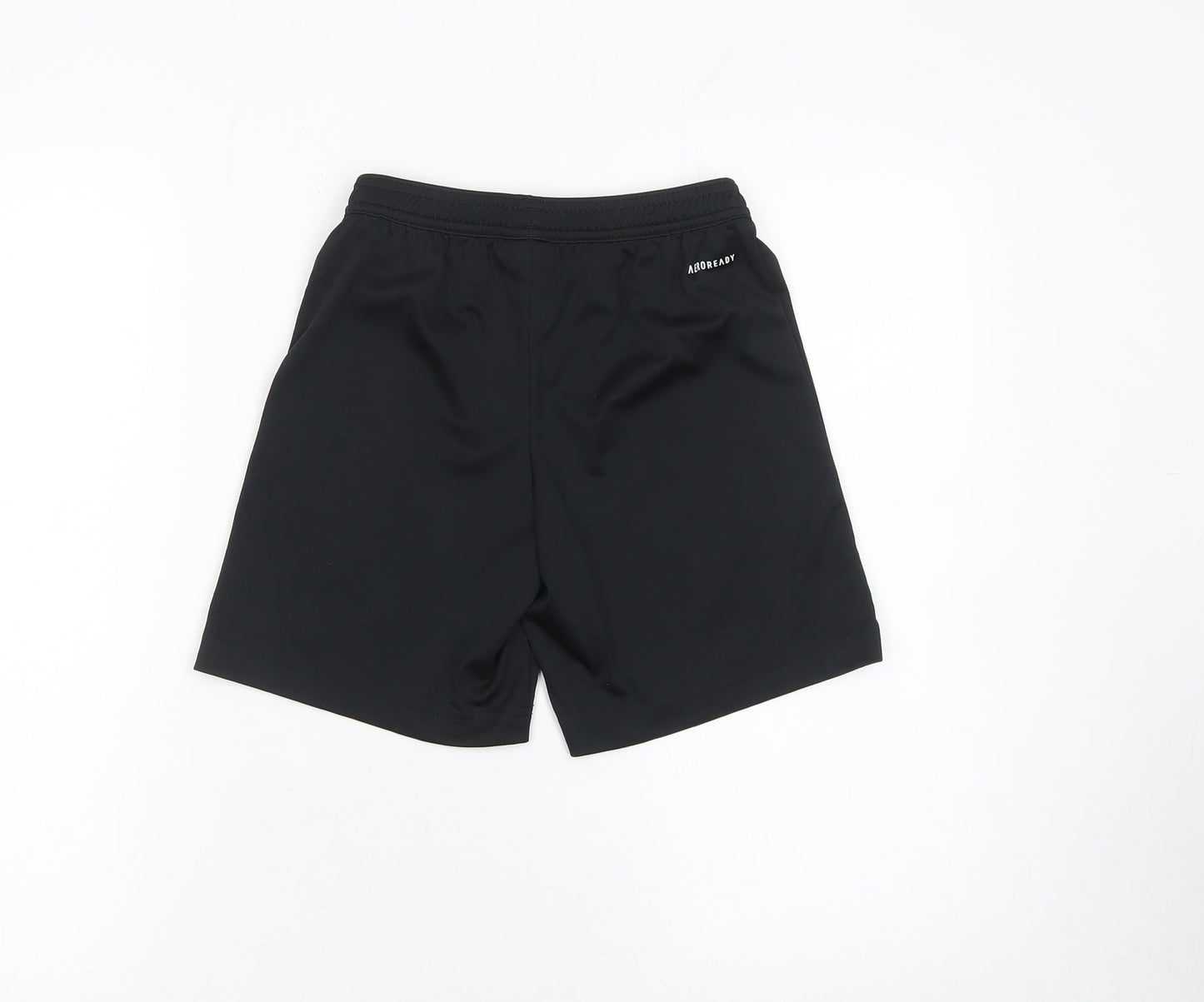 adidas Boys Black 9-10 Years Athletic Activewear Shorts