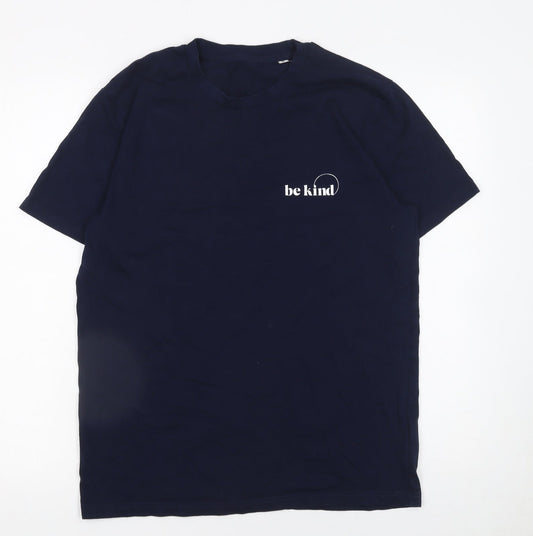 Stanley/Stella Women's Blue 'Be Kind' Organic Cotton T-Shirt M