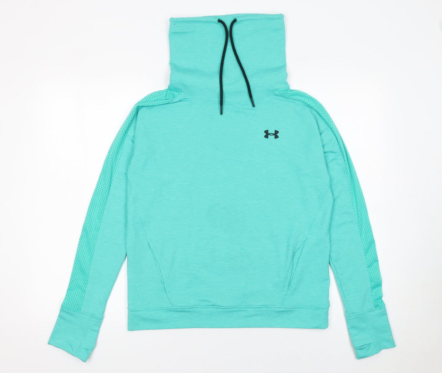 Under Armour Women's Blue Pullover Hoodie Size S Loose Fit Sportswear