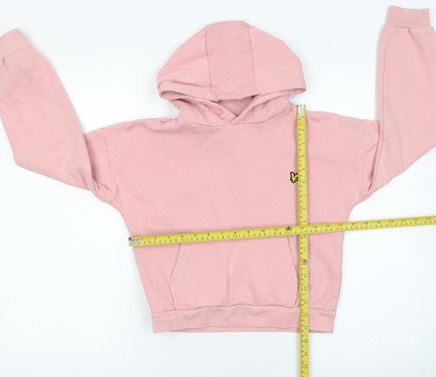 Lyle & Scott Girls Pink Pullover Hoodie 10-11 Years Hooded Sweatshirt