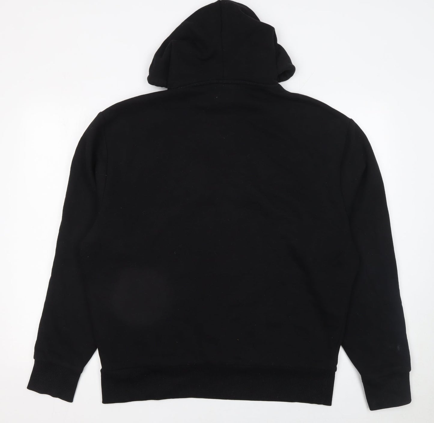 Collusion Womens Black Hoodie Size 10 Cotton Blend Pullover
