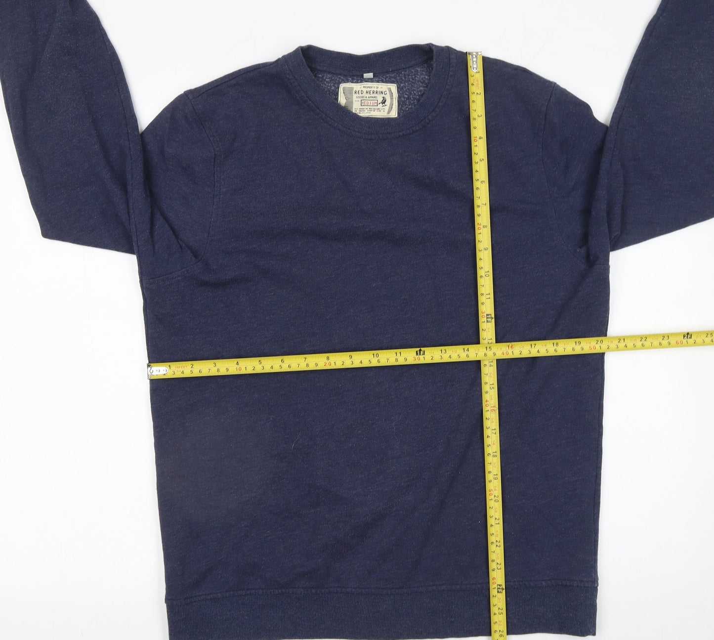 Red Herring Men's Blue Medium Pullover Sweatshirt Long Sleeve
