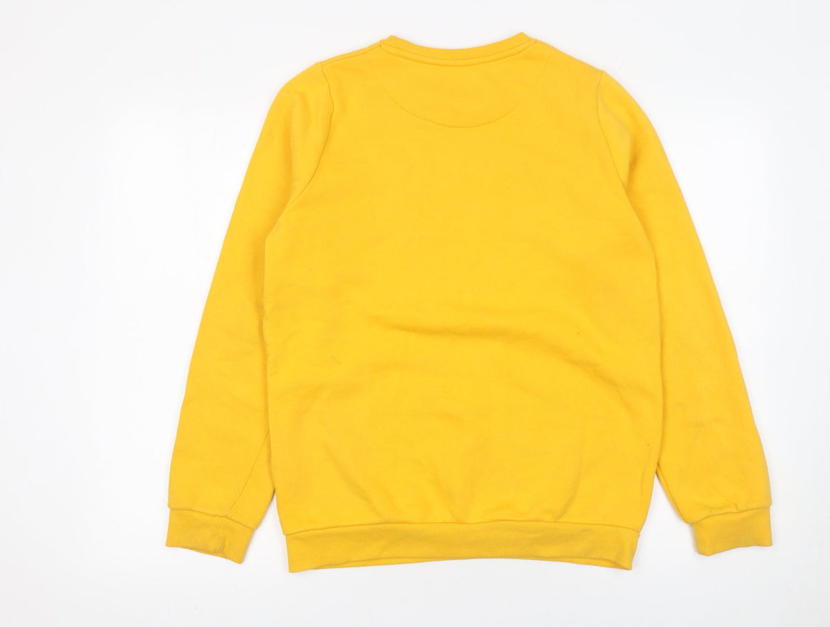 Primark Boys Yellow NYC Sports Pullover Sweatshirt 14-15 Years