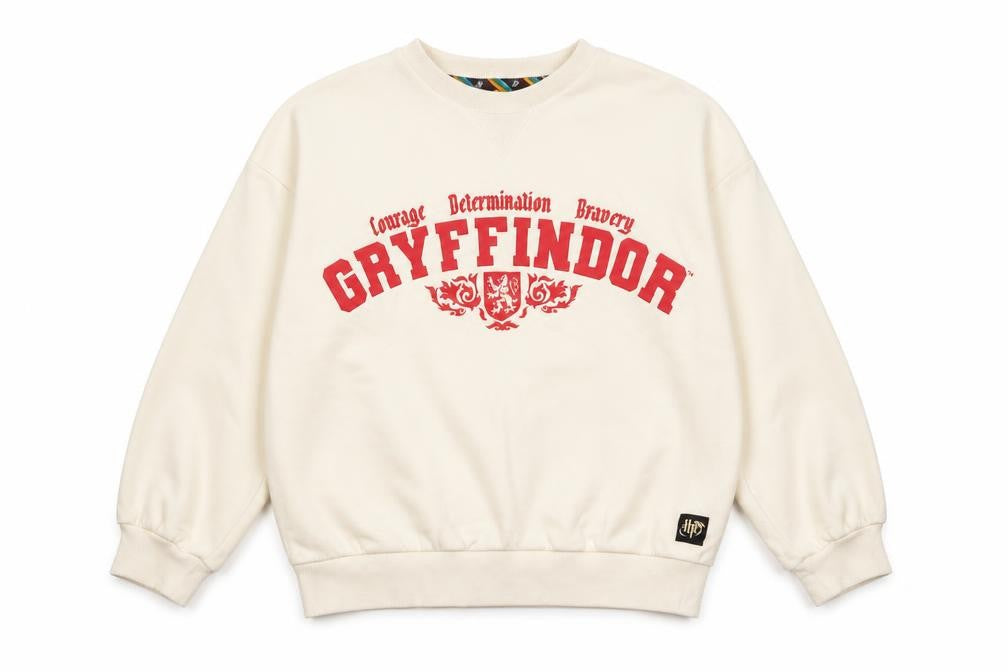 Marks & Spencer Girls Beige Gryffindor Pullover Sweatshirt 10-11 Years