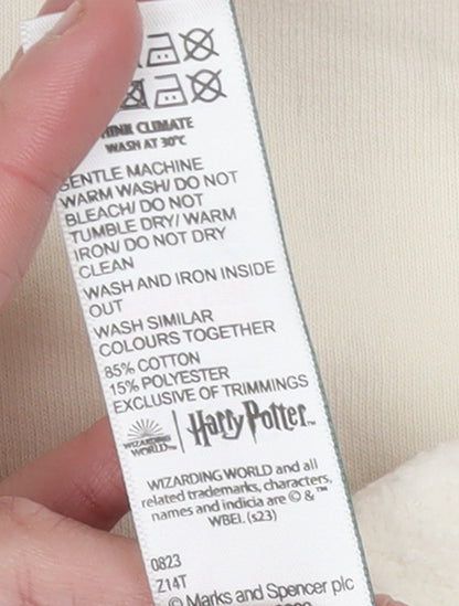 Additional view of Marks & Spencer girls’ beige gryffindor pullover sweatshirt 10-11 years