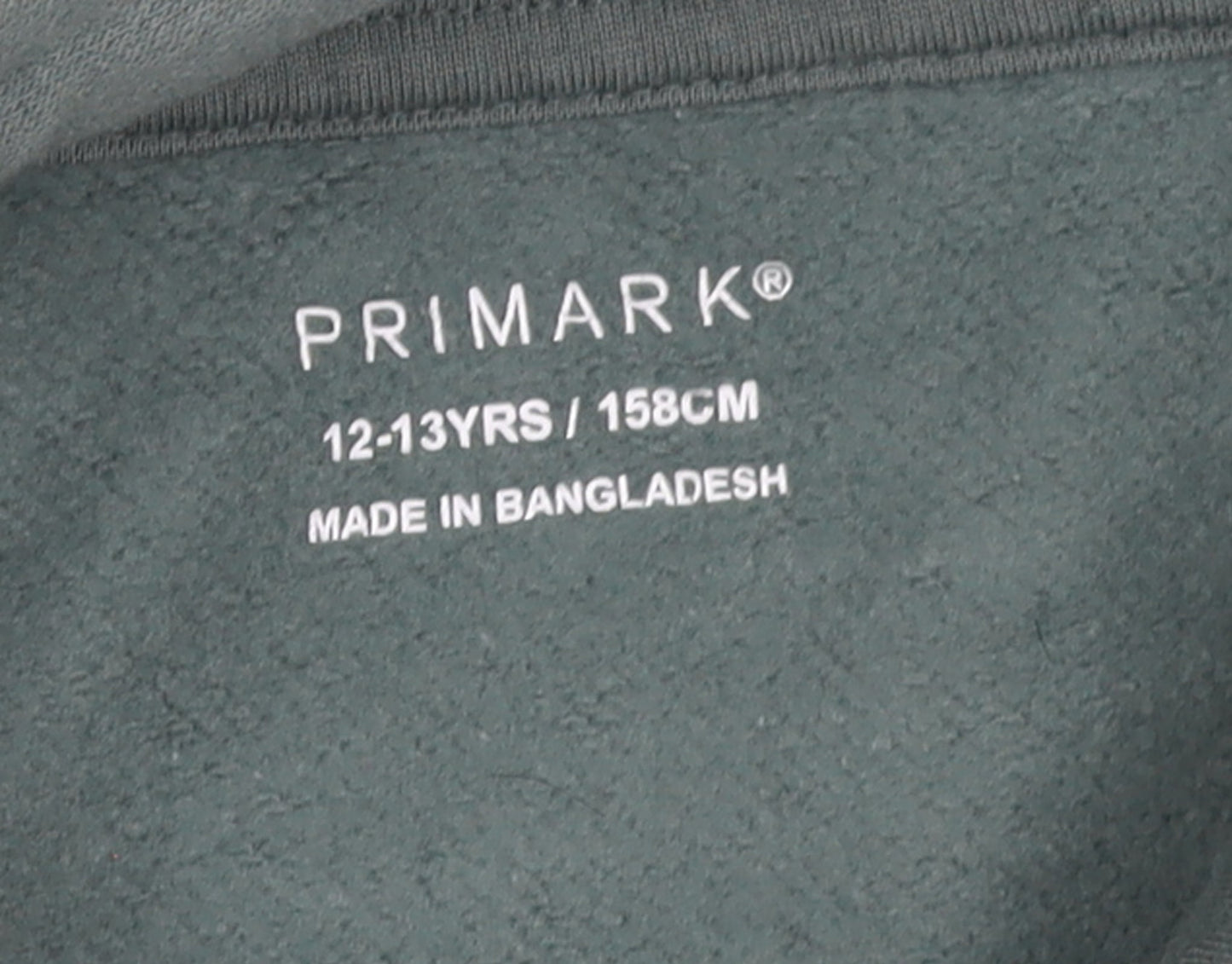 Primark Boys Green Tokyo Graphic Pullover Hoodie 12-13 Years Fleece