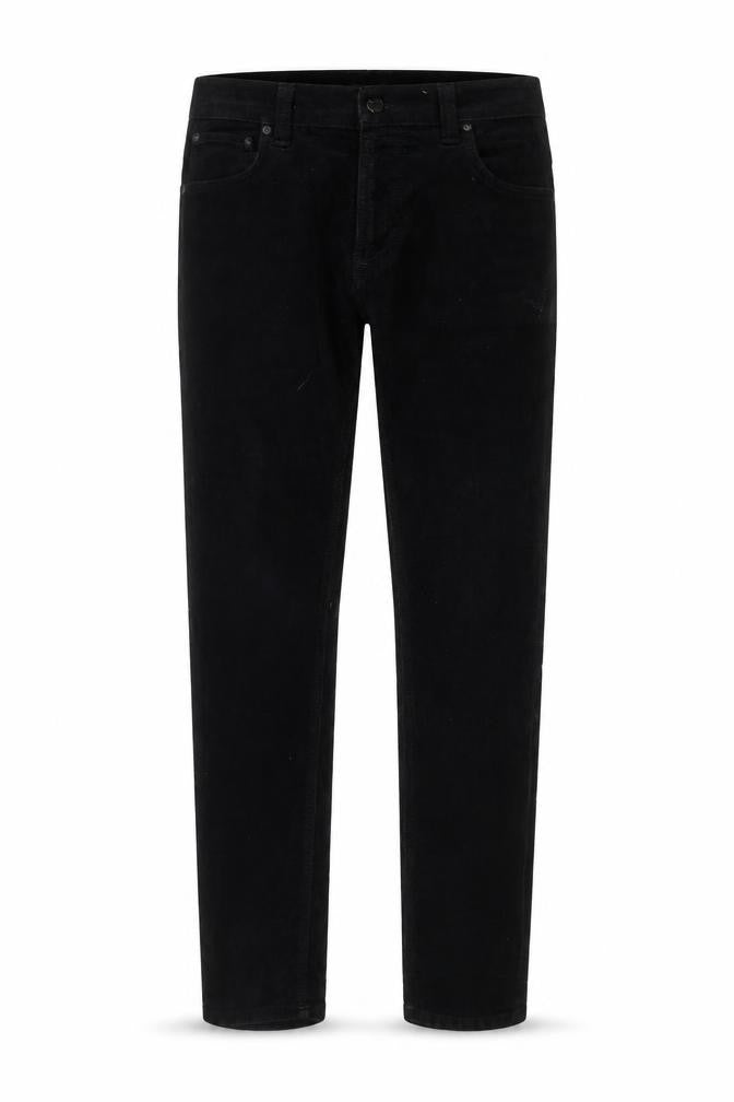 Nudie Jeans Co Women's Black Corduroy Slim Trousers W32 L30
