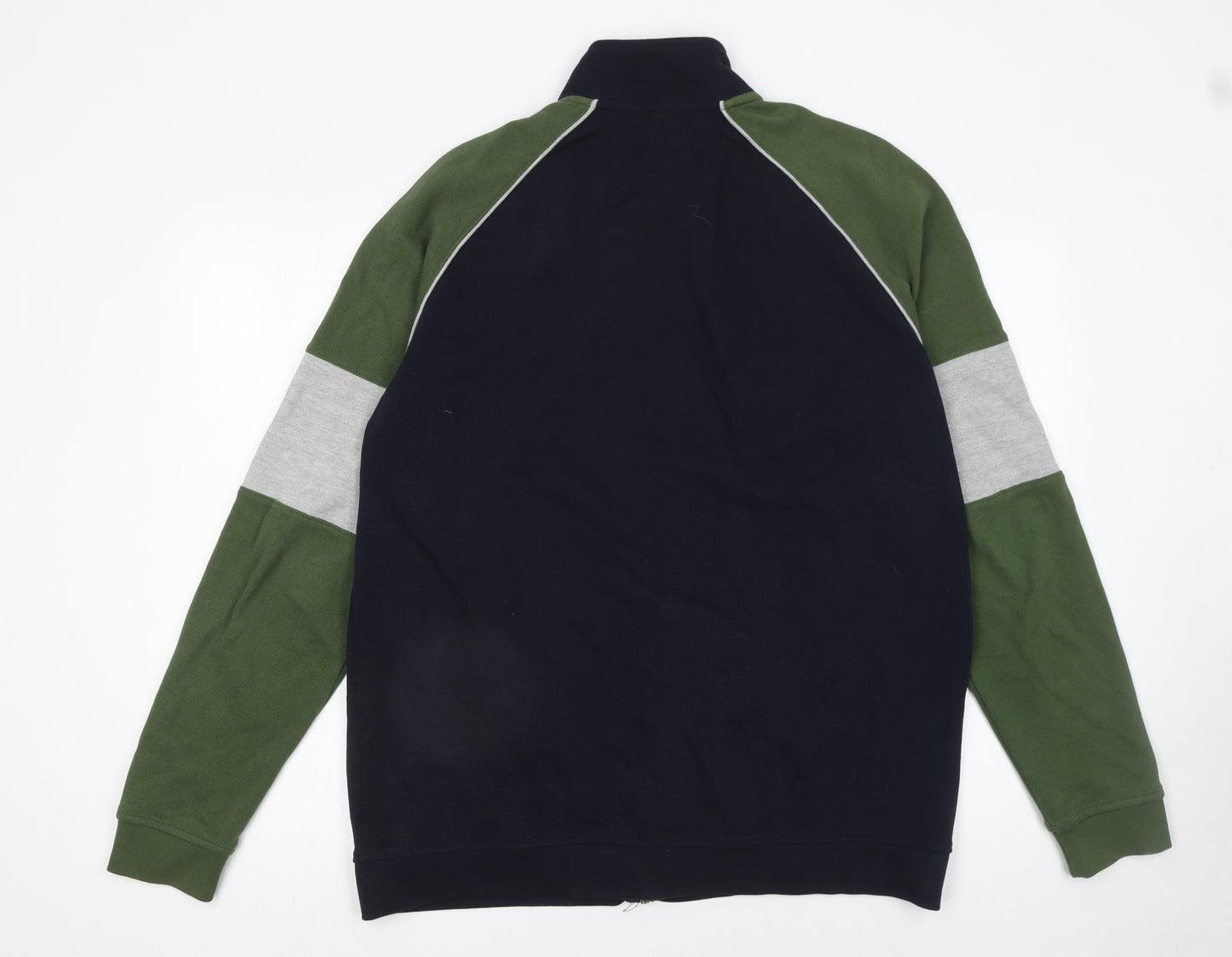 Burton Menswear Men’s Multicoloured L Full Zip Cotton Jumper