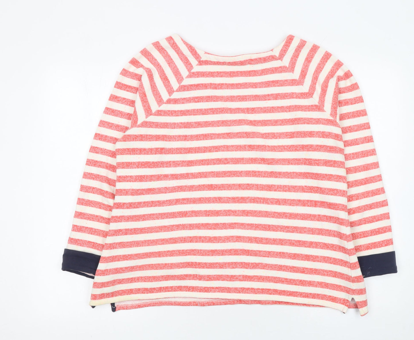 George Women’s Red Striped Pullover Sweatshirt Size 18 Cotton Blend