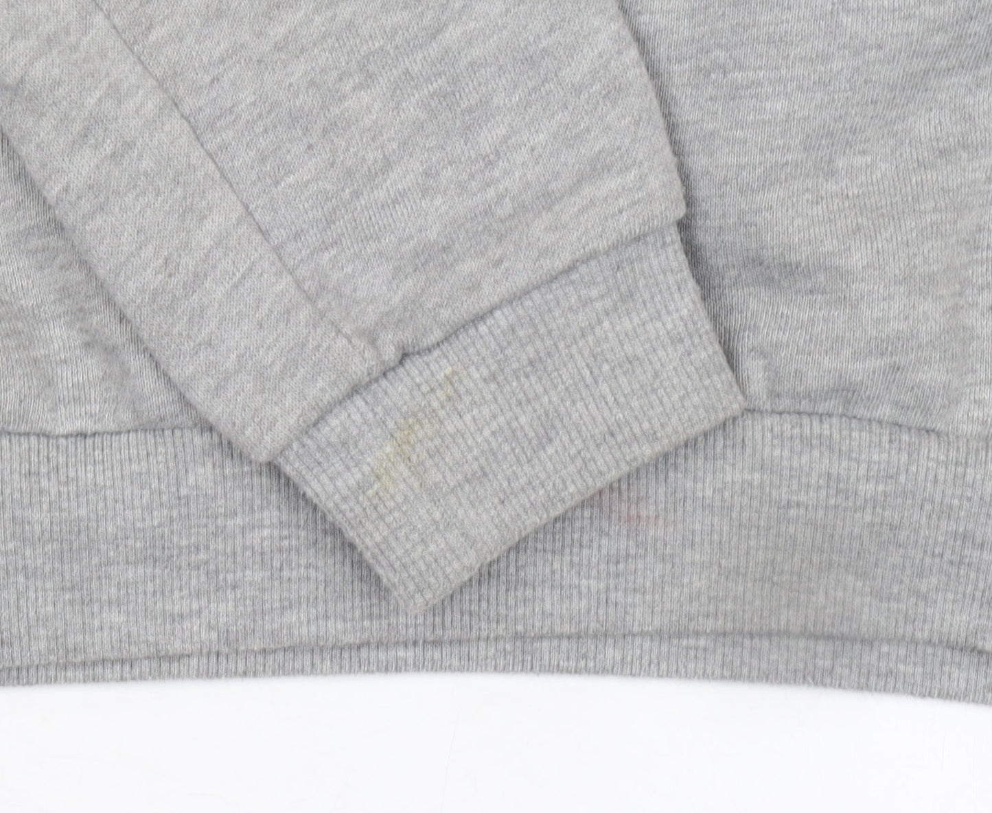 Vero Moda Womens Grey Embroidered Floral Pullover Sweatshirt XS