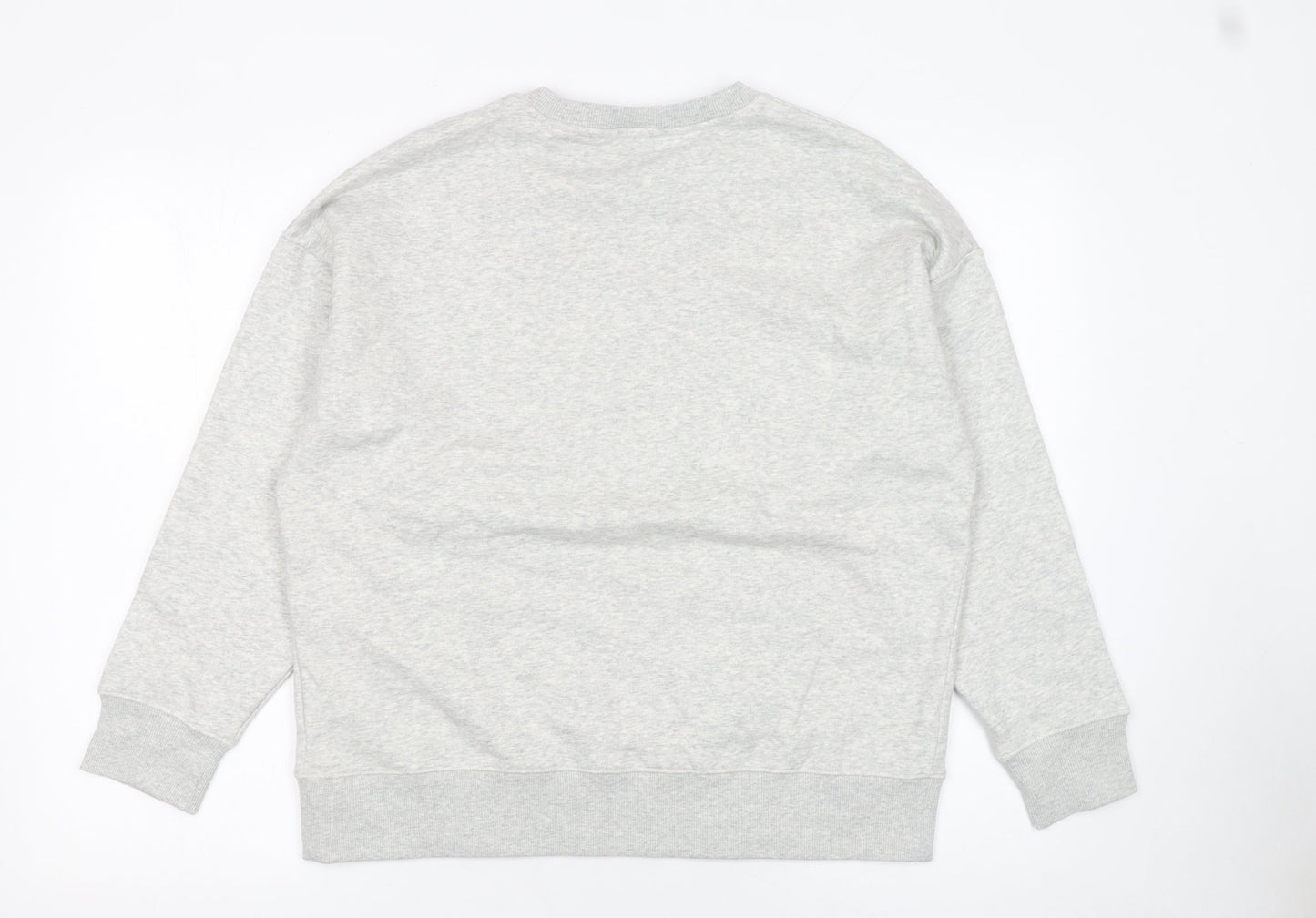 Marks and Spencer Women’s Grey Christmas Bear Long Sleeve Pyjama Top Size 8