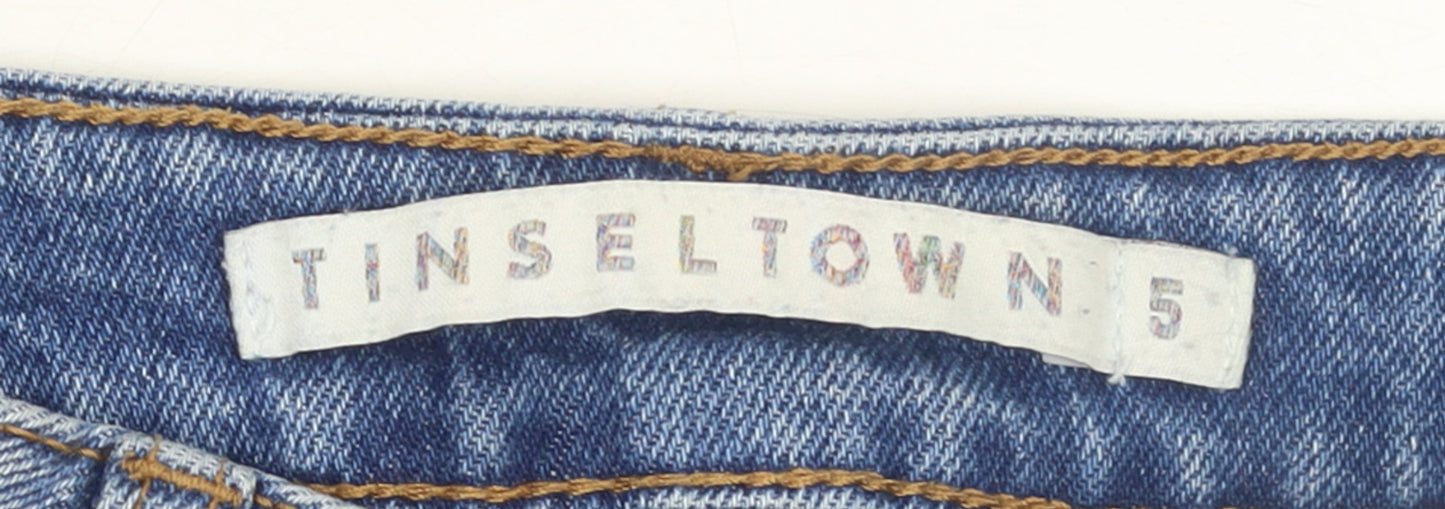 Tinseltown Women’s Blue Distressed Skinny Jeans Size 5