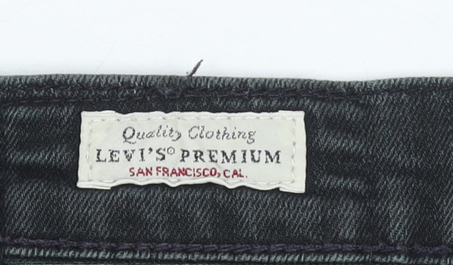 Levi's Premium Men's Black Slim Straight Jeans W31 L32