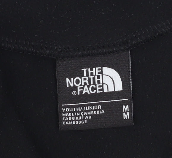The North Face Boys Black Fleece 1/4 Zip Pullover Sweatshirt Size M