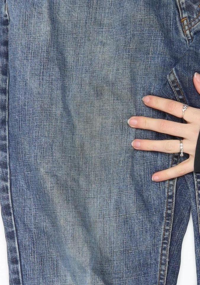 Melka Men’s Blue Straight Fit Jeans 40W 32L Denim Classic Style