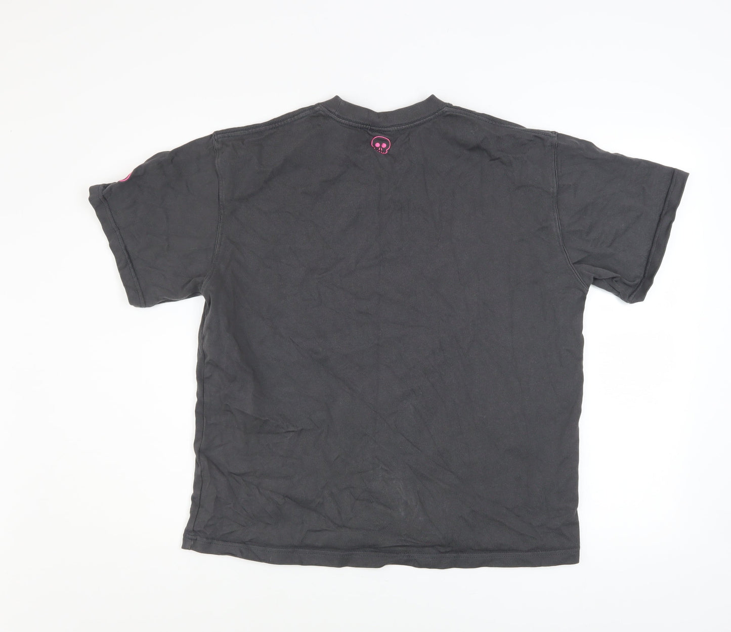 The Losers Club Men’s Black Graphic Crew Neck Cotton T-Shirt Size S