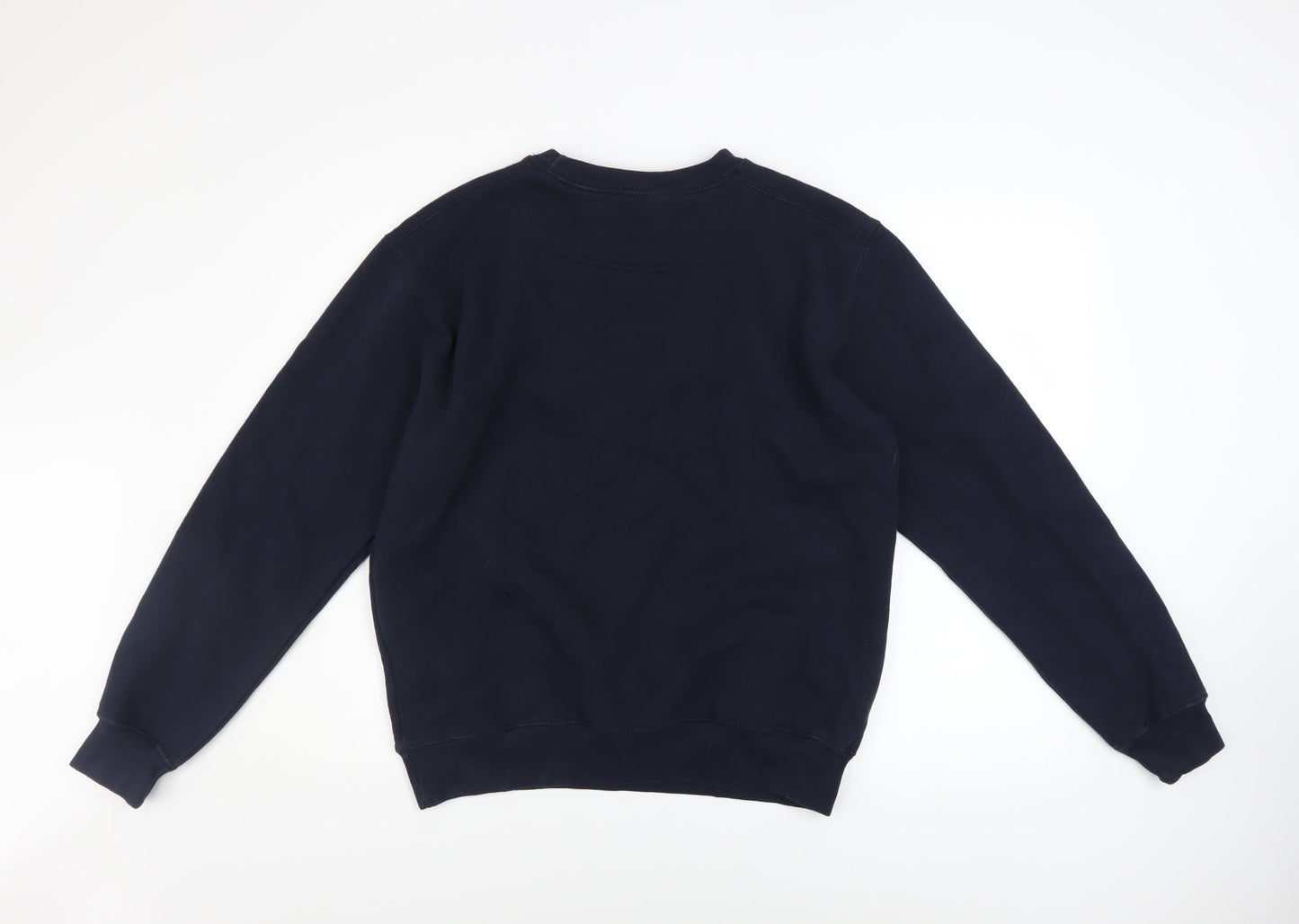 Harry Potter Men’s Blue Large Pullover Sweatshirt with Gold Logo