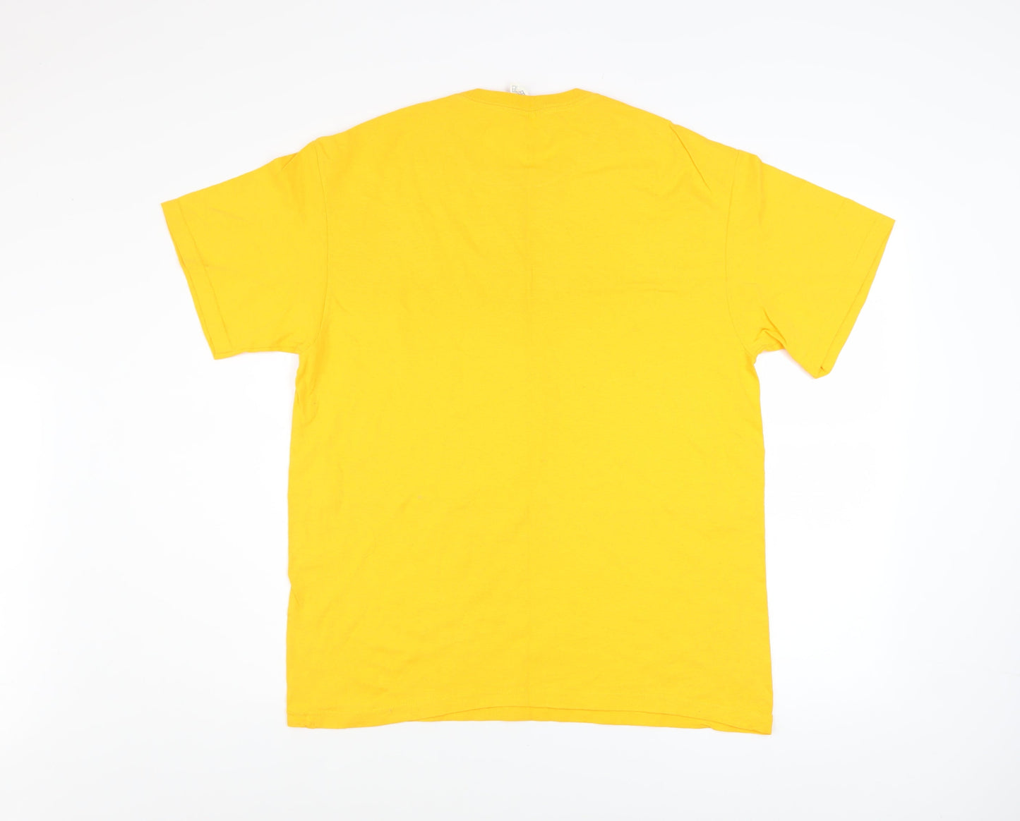 Delta Bubba Gump Yellow Graphic Cotton Men’s L T-Shirt