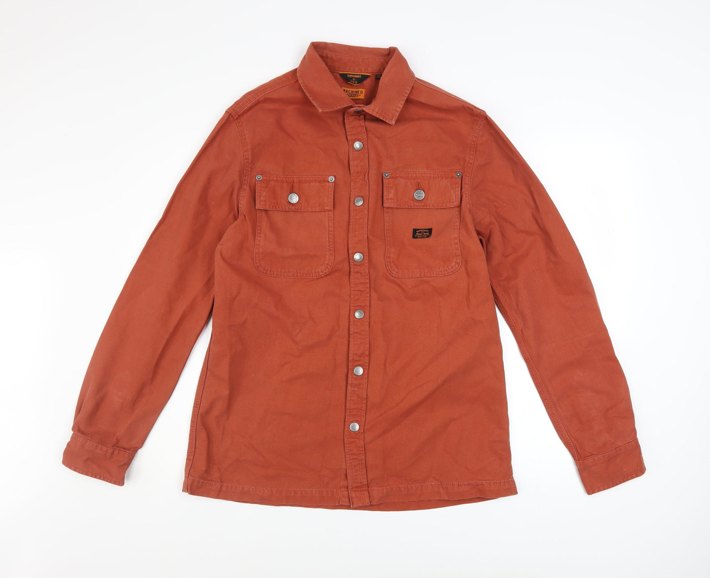 Superdry Men's Brown Canvas Workwear Jacket M Basic Style