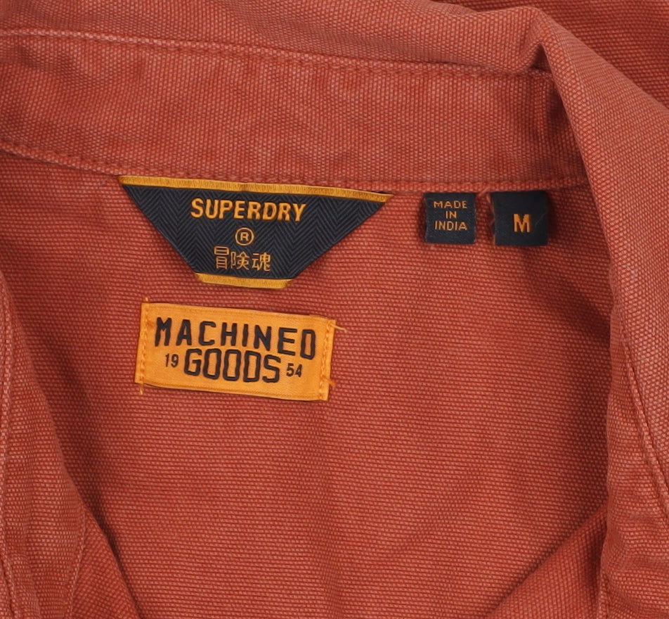 Superdry Men's Brown Canvas Workwear Jacket M Basic Style