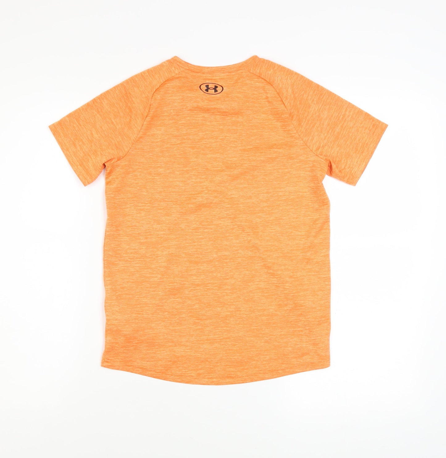 Under Armour Boys Orange Moisture Wicking Sports T-Shirt Size 10-11 Years