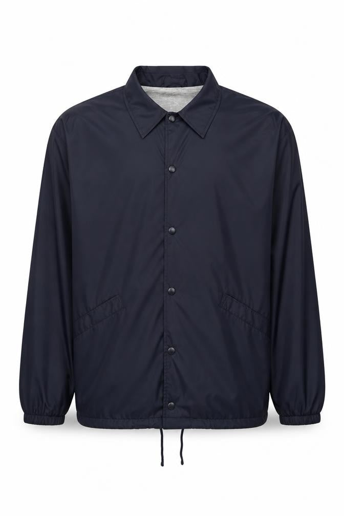 Atlantic Men's Blue 2XL Windbreaker Nylon Jacket Lightweight Casual