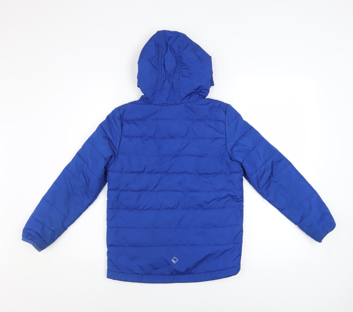 Regatta Boys Blue Hooded Puffer Jacket 9-10 Years Insulated Winter Coat