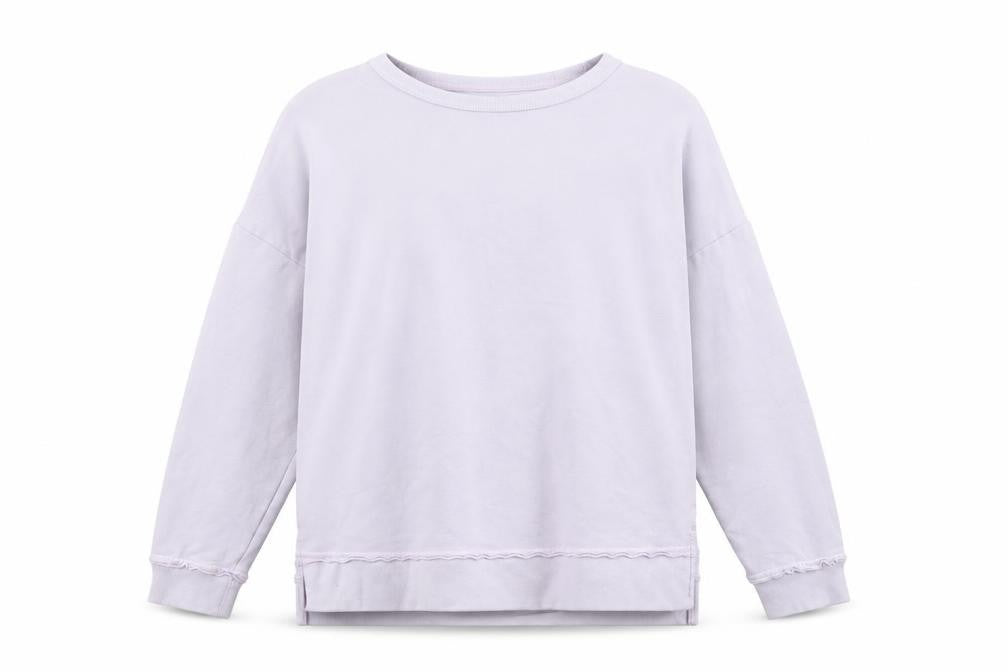 Buffalo David Bitton Women's Lilac Pullover Sweatshirt Size M Cotton Blend