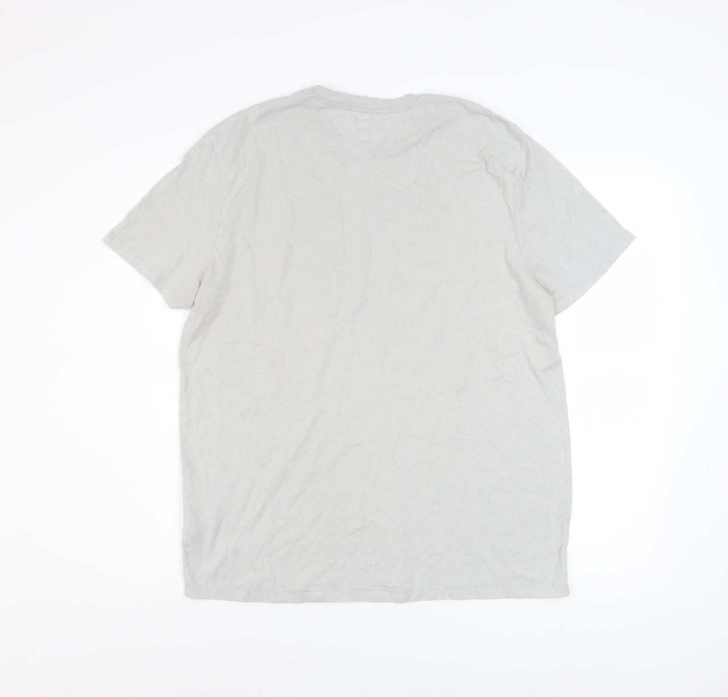 Tommy Hilfiger Denim Men's Grey Graphic T-Shirt Size M