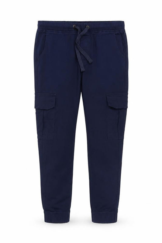 Avalanche Men's Blue Cargo Jogger Trousers Size 34 Cotton Blend Casual