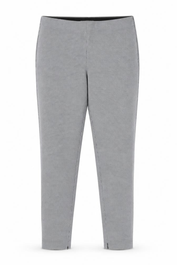 MNG Womens Grey Houndstooth Slim Fit Stretch Leggings XL