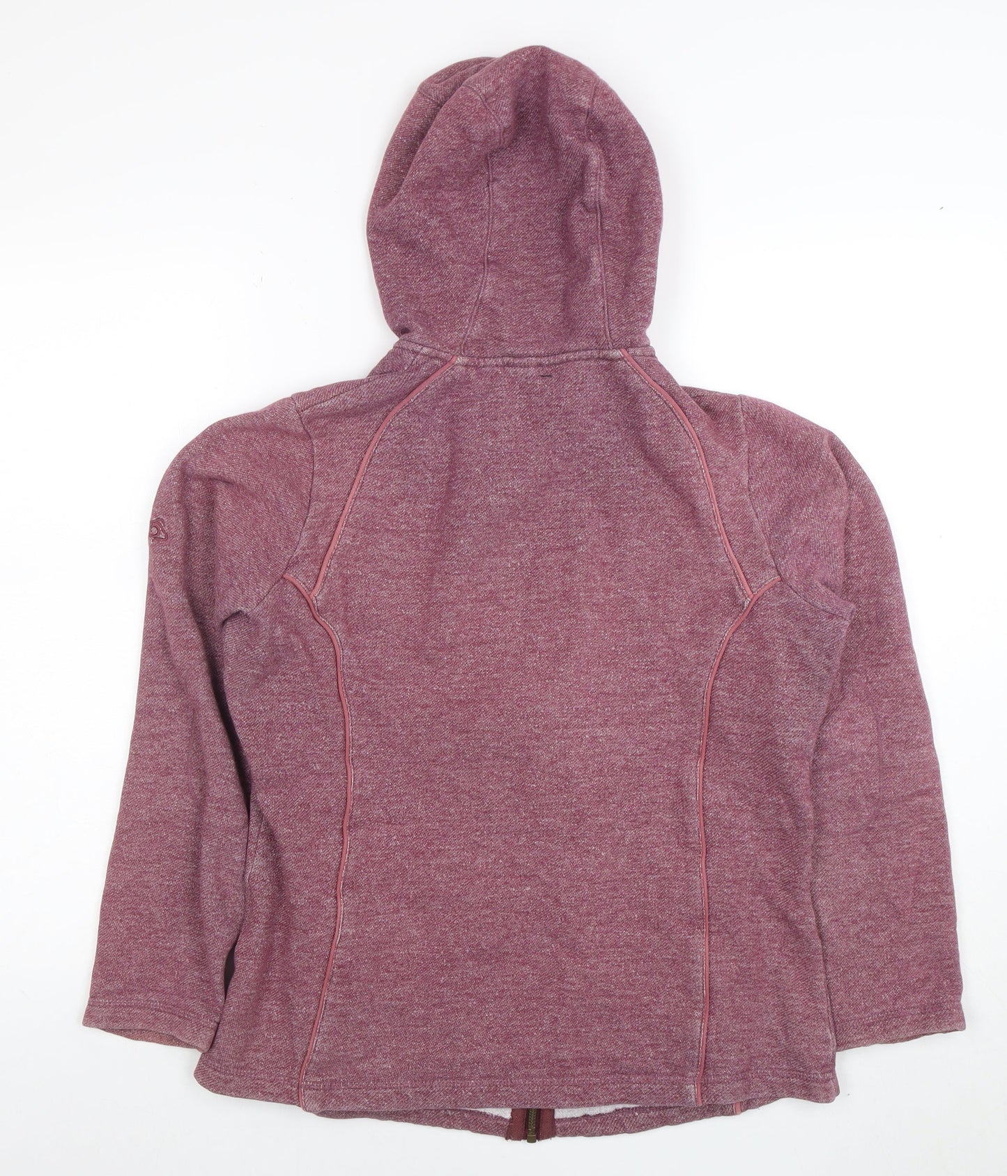 Craghoppers Womens Purple Full Zip Hooded Sweatshirt UK 12