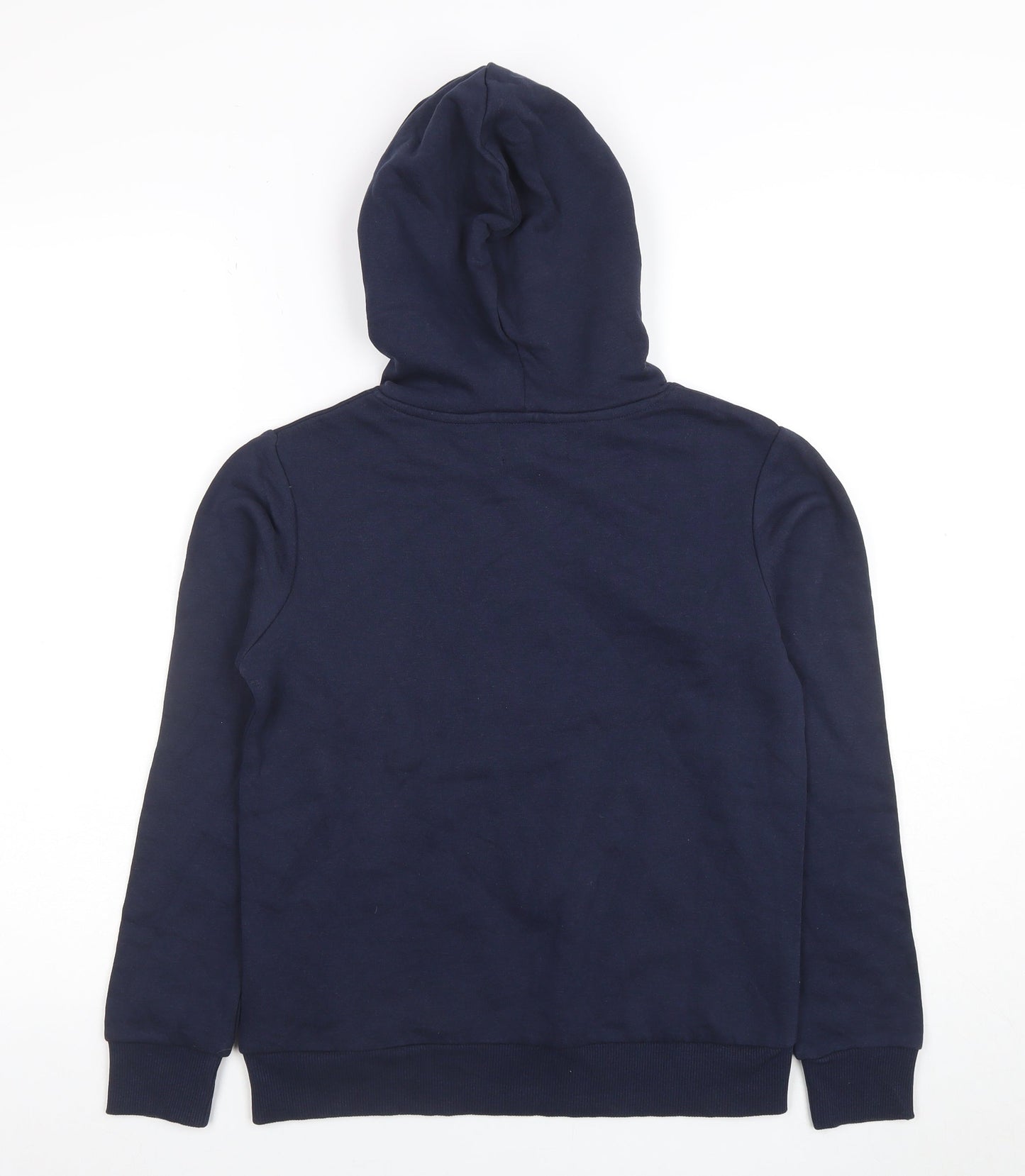 Jack & Jones Boys Navy Pullover Hoodie Size 152 Cotton Blend Logo Design