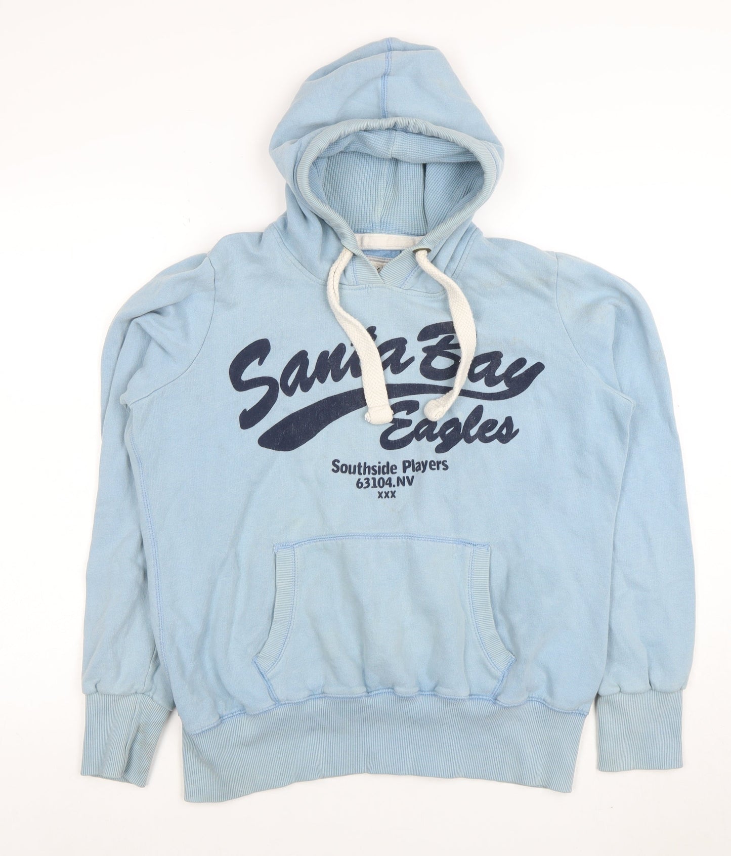 Next Women's Blue Pullover Hoodie Size 16 Santa Bay Eagles Print