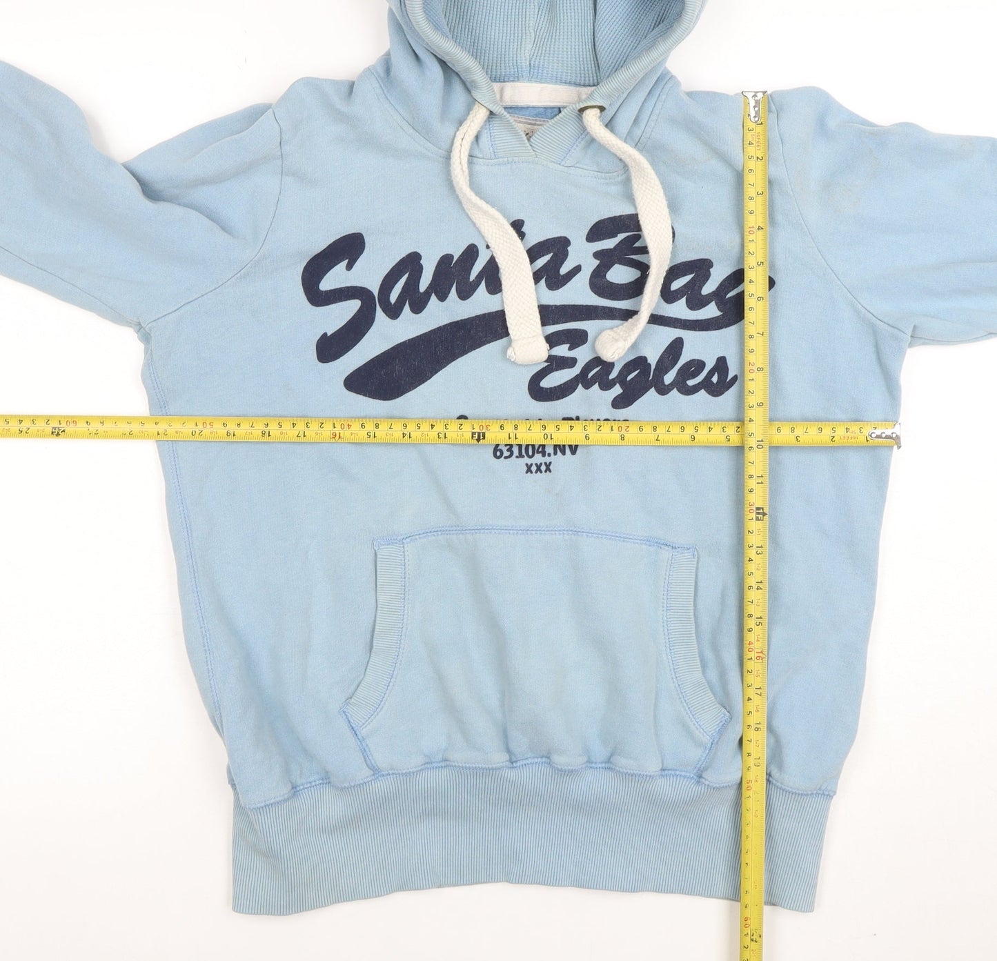 Next Women's Blue Pullover Hoodie Size 16 Santa Bay Eagles Print