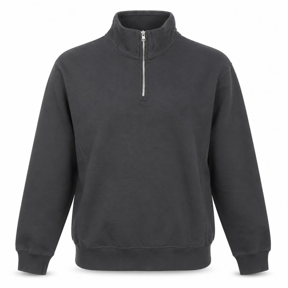 Zara Women’s Black 1/2 Zip Long Sleeve Pullover Sweatshirt Size 12