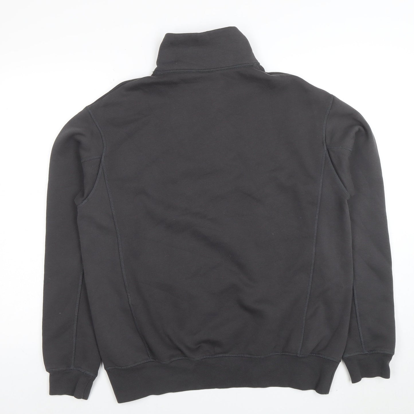 Zara Women’s Black 1/2 Zip Long Sleeve Pullover Sweatshirt Size 12