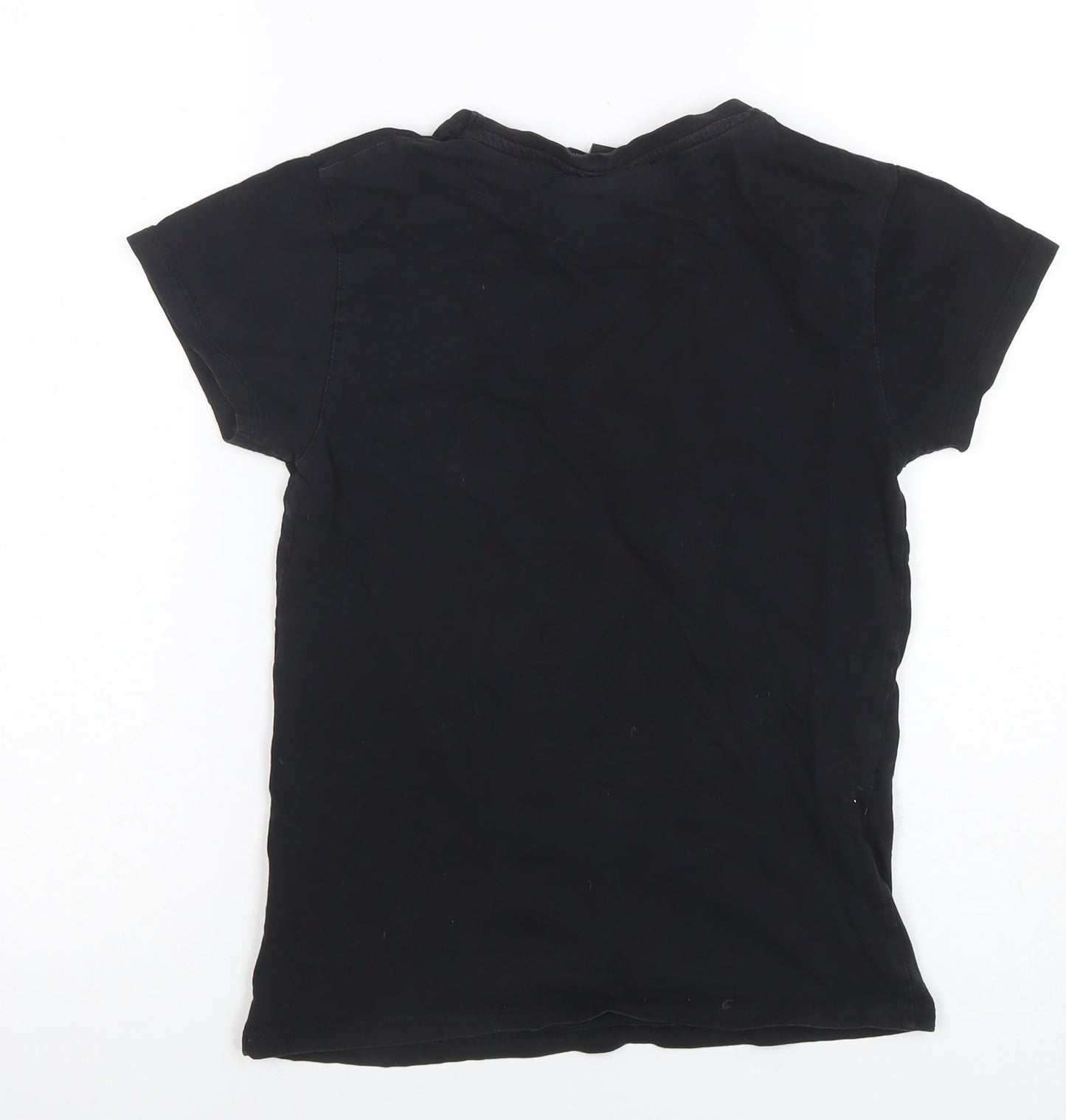 Harry Potter Women's Black Cotton Graphic T-Shirt Size 4