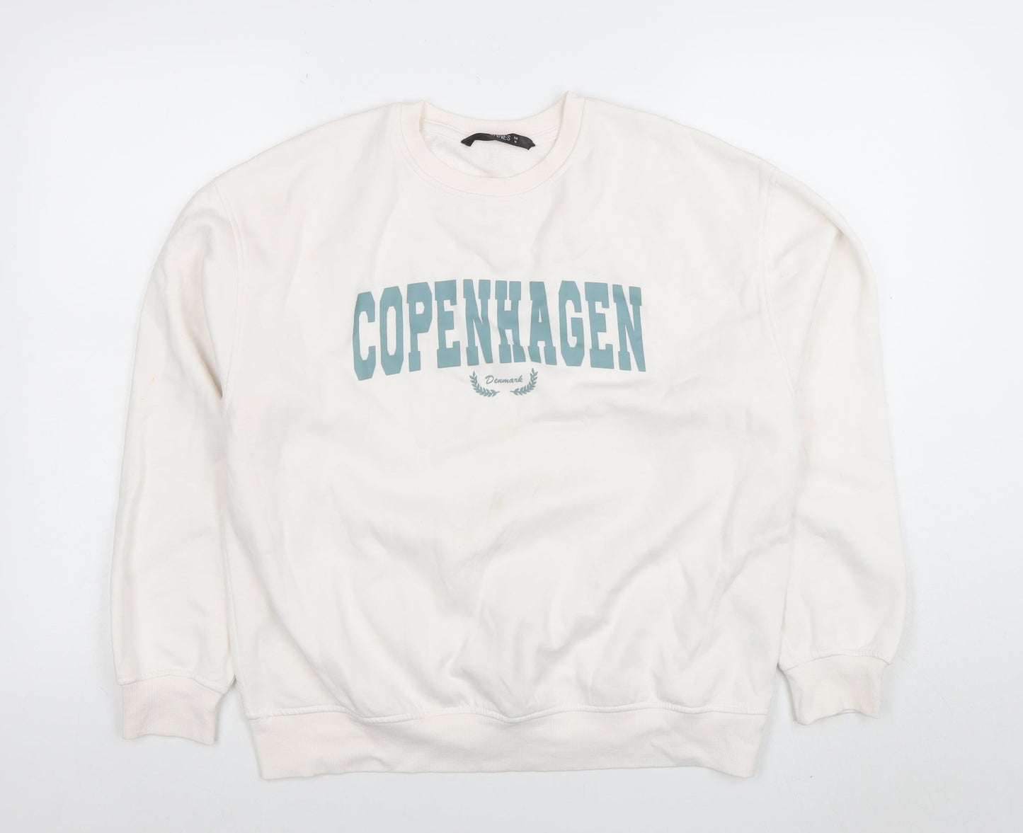 Dunnes Women’s White Copenhagen Print Pullover Sweatshirt M