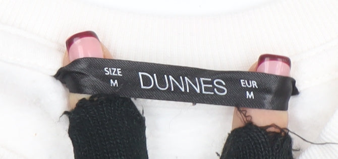 Dunnes Women’s White Copenhagen Print Pullover Sweatshirt M