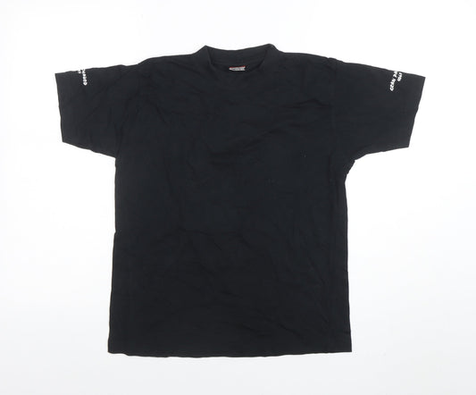 Cilque Boys Black 150/160 Graphic Print Short Sleeve Cotton T-Shirt
